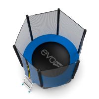 Батут EVO JUMP External 6ft (Blue) с нижней сеткой